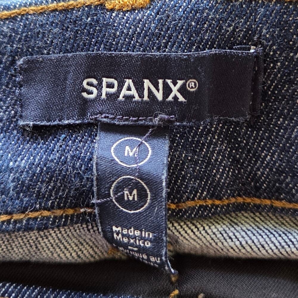 SPANXshape™ EveryWear Flare Jeans Raw Indigo Raw Hem Altered - Picture 3 of 5